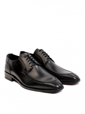 Derby Textured Black – Piele Naturală, Confort Premium, Talpă Rezistentă [2]