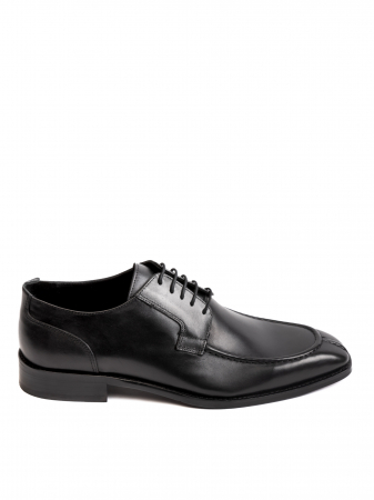 Derby Textured Black – Piele Naturală, Confort Premium, Talpă Rezistentă [1]