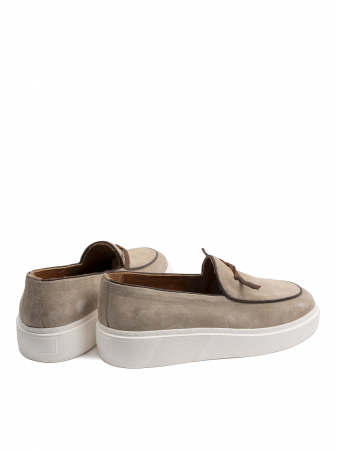 Ecru Yellow and White Loafers – Piele Naturală, Design Elegant, Confort Maximal [3]