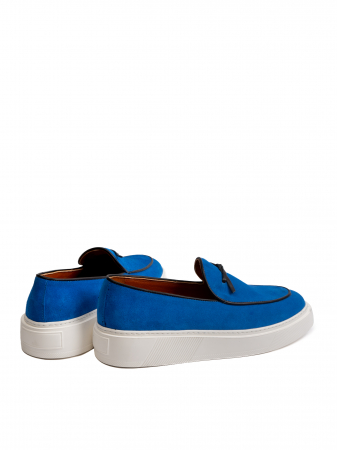 Egyptian Blue Loafers – Piele Naturală, Design Elegant, Confort Maximal [3]