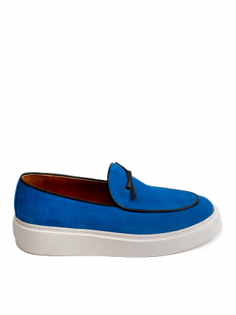 Egyptian Blue Loafers – Piele Naturală, Design Elegant, Confort Maximal [2]