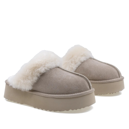 Ghete Dama Casual Anna Viotti Piele Intoarsa D113-4 Camel [1]