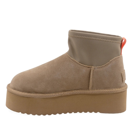 Ghete Dama Casual Anna Viotti Piele Intoarsa D113-9 Camel [2]