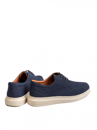 Navy Blue Derby – Piele Naturală, Confort Premium, Talpă Rezistentă [3]