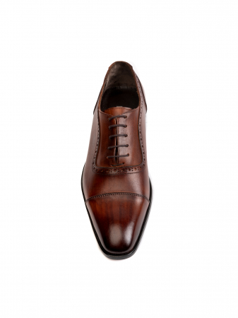 Oxford - Oxford Hand Painted Hickory – Piele Naturală, Pictați Manual, Talpă Roșie