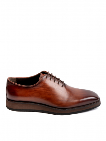 Oxford Radiant Gloss Brown Piele Naturală, Construcție Manuală, Detalii Exclusiviste [1]