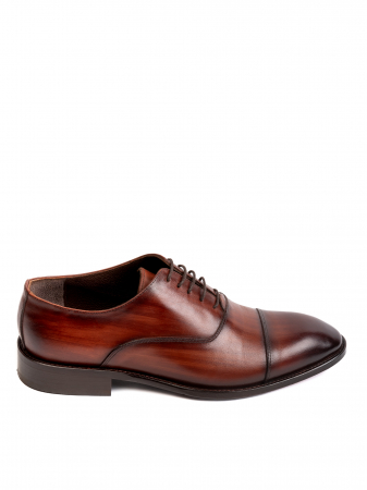 Oxford Sandalwood Brown Piele Naturală, Construcție Manuală, Detalii Exclusiviste [1]