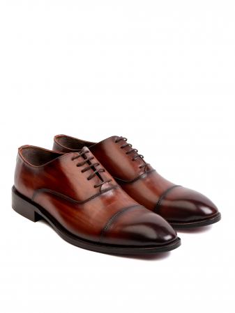 Oxford Sandalwood Brown Piele Naturală, Construcție Manuală, Detalii Exclusiviste [2]