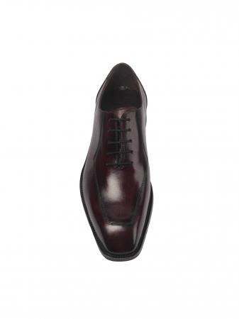 Oxford - Oxford Sangria Red Din Piele De Vitel Piele Naturală, Construcție Manuală, Detalii Exclusiviste