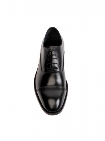 Oxford - Oxford textured Black Piele Naturală, Construcție Manuală, Detalii Exclusiviste
