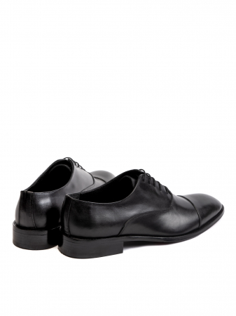 Oxford textured Black Piele Naturală, Construcție Manuală, Detalii Exclusiviste [3]