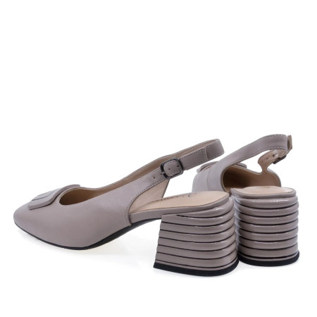 Pantofi - Pantofi damă eleganti piele naturala Anna Viotti D105-6371P-A11-X16 gri
