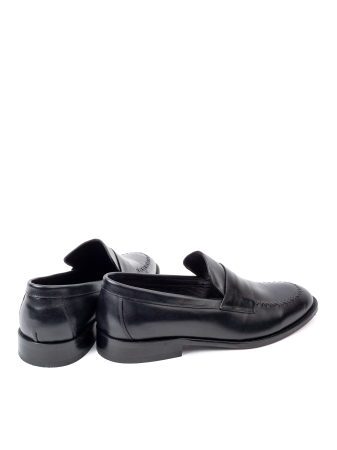 Pantofi de piele pentru bărbați Loafer Black Classic [3]