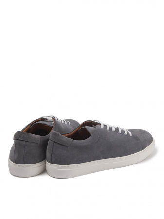 Steel Gray Sneakers – Piele Naturală, Construcție Manuală, Detalii Exclusiviste [3]