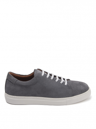 Steel Gray Sneakers – Piele Naturală, Construcție Manuală, Detalii Exclusiviste [1]