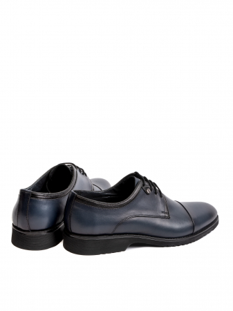 Yale blue Oxford – Piele Italiană, Pictați Manual, Talpă Roșie [3]