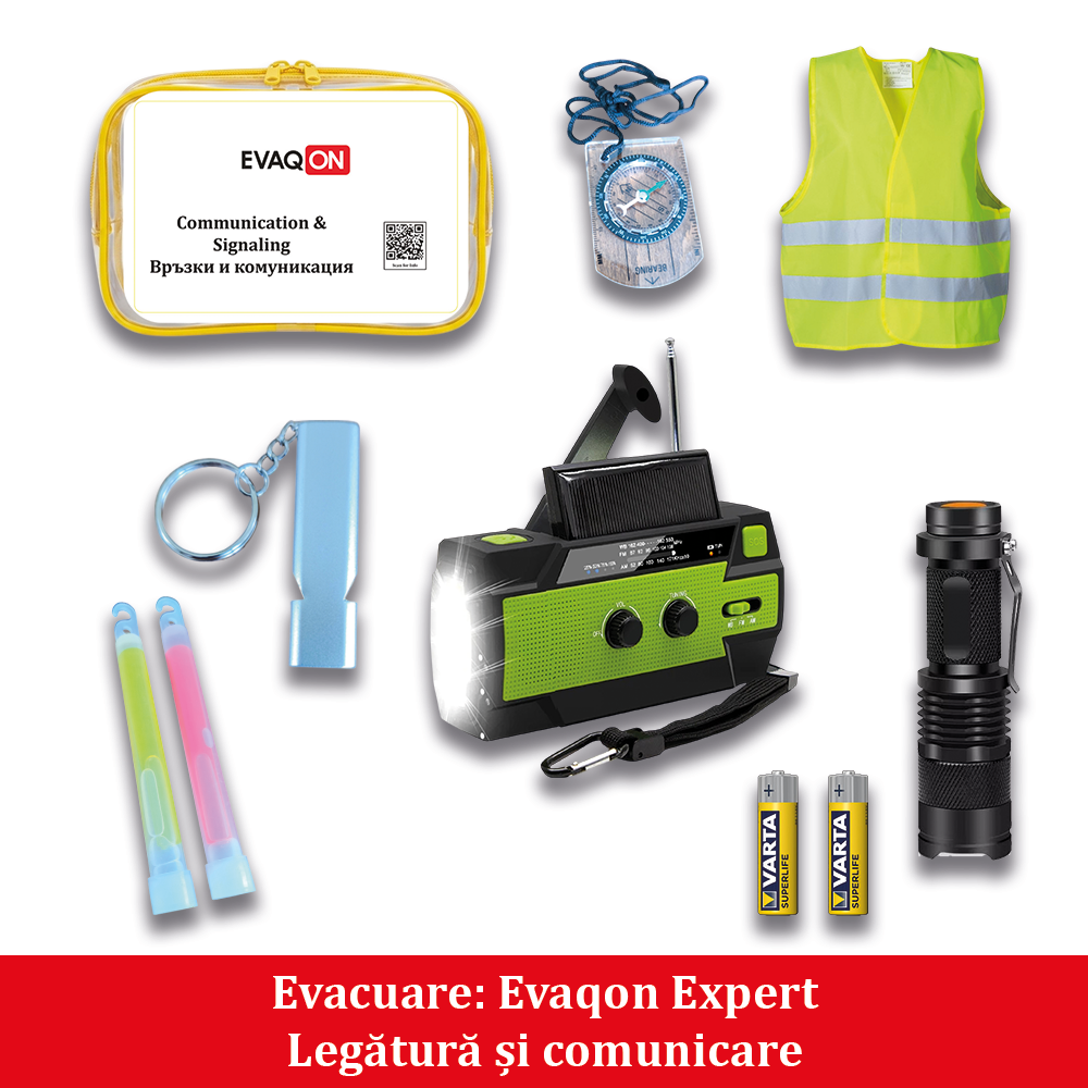 Kit de evacuare Evaqon Expert pentru cutremure, incendii, inundatii, dezastre [5]