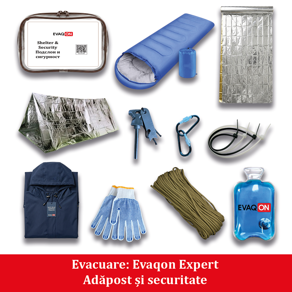 Kit de evacuare Evaqon Expert pentru cutremure, incendii, inundatii, dezastre [7]