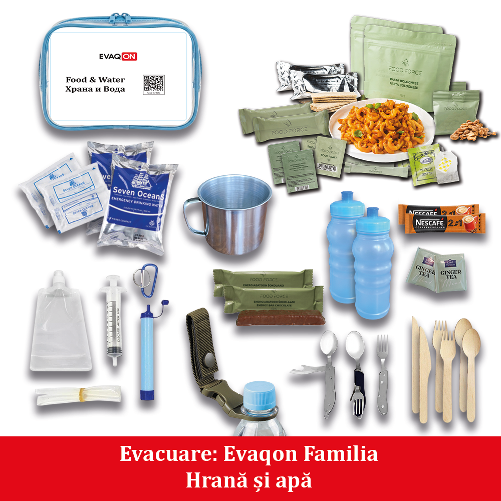 Kit de evacuare pentru doua persoane, pentru cutremure, incendii, inundatii, dezastre [6]