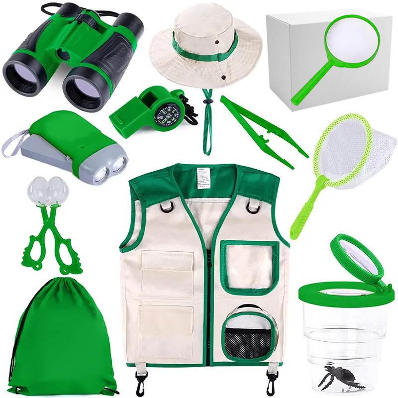 Kit de explorare si aventura pentru copii cu vesta si palarie [2]