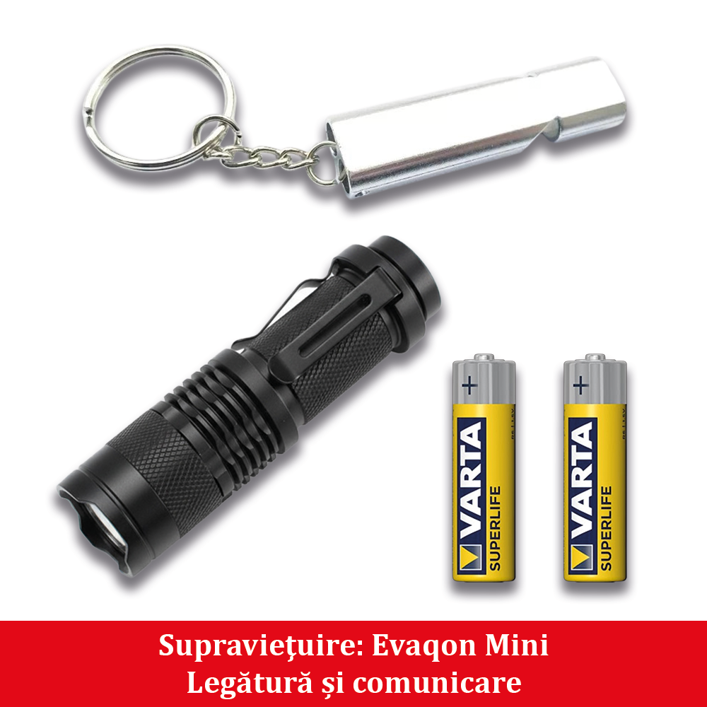 Kit de supravietuire Evaqon minipentru cutremure, incendii, inundatii, dezastre [3]