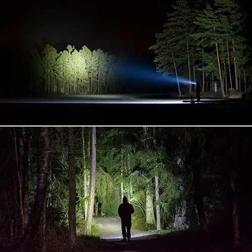 Lanterna metalica de inalta calitate cu lumina LED de zi [3]