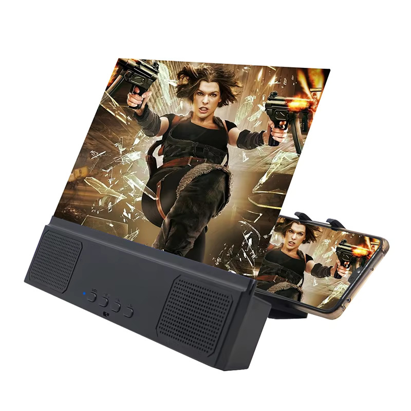 Lupa pentru ecran telefon cu boxe bluetooth integrate 12" 30.5 cm [2]