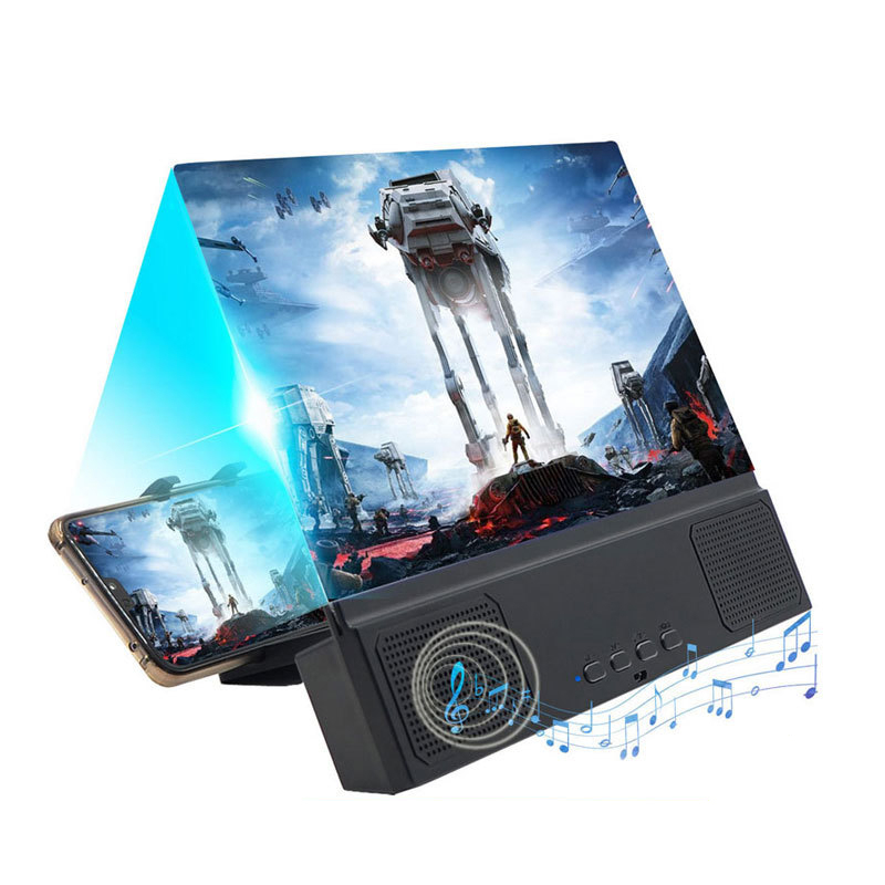 Lupa pentru ecran telefon cu boxe bluetooth integrate 12" 30.5 cm [5]