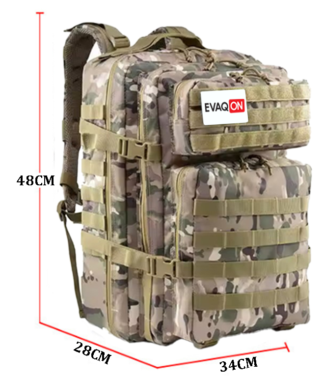 Rucsac Tactic Profesional – Volum 55 Litri - Camuflaj [3]
