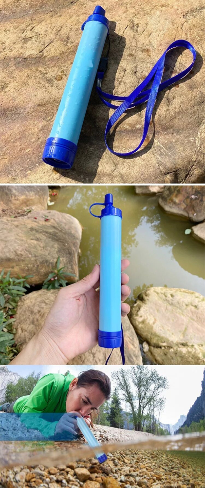 Set de filtre pentru purificarea apei / Pai de apa pentru supravietuire [4]