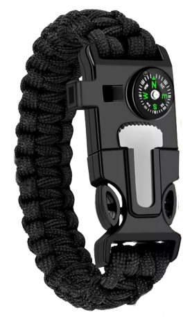 Gadgeturi - Bratara multifunctionala cu paracord si busola