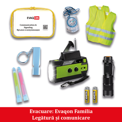Kit de evacuare pentru doua persoane, pentru cutremure, incendii, inundatii, dezastre [4]