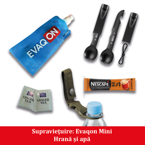 Kit de supravietuire Evaqon minipentru cutremure, incendii, inundatii, dezastre [3]
