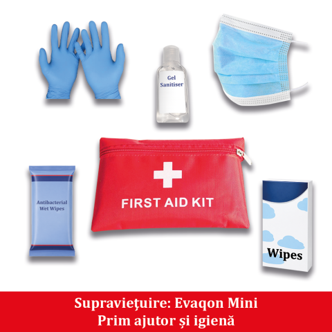 Kit de supravietuire Evaqon minipentru cutremure, incendii, inundatii, dezastre [1]