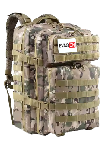 Kituri de supravietuire - Kit Supravietuire Profesional pentru 2 Persoane „Evaqon Protection Duo”