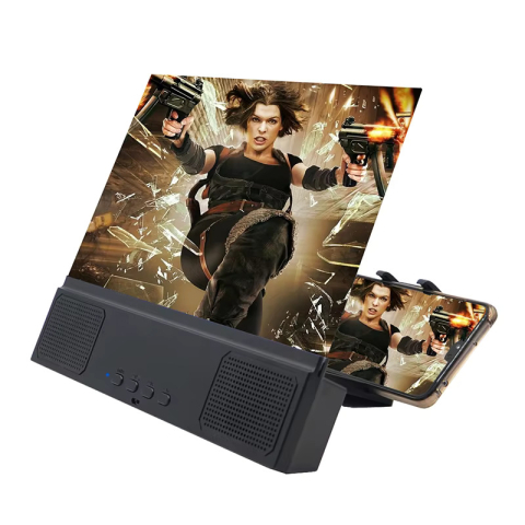 Lupa pentru ecran telefon cu boxe bluetooth integrate 12" 30.5 cm [1]