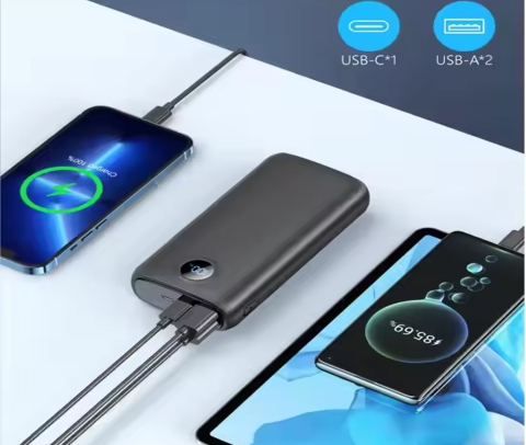 Power bank - Baterie externa - Acumulator Portabil Profesional 20.000 mAh cu Proiector 360 Lumeni [3]