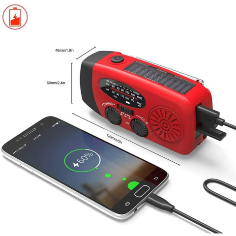 Radio Portabil cu lanterna, de Urgenta si Supravietuire „Evaqon Alert” [1]