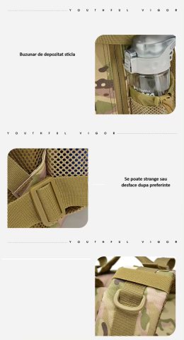 Rucsac Tactic Profesional – Volum 55 Litri - Camuflaj [4]