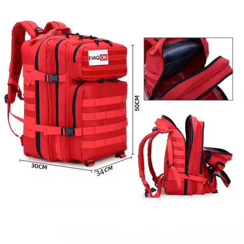 Rucsac Tactic Profesional – Volum 55 Litri - Rosu [1]