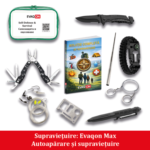 Trusa personala de supravietuire Evaqon Max pentru cutremure, incendii, inundatii, dezastre [2]