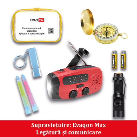 Trusa personala de supravietuire Evaqon Max pentru cutremure, incendii, inundatii, dezastre [4]