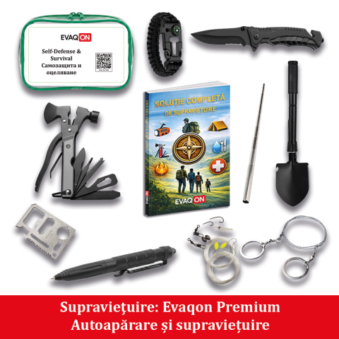 Trusa personala de supravietuire Evaqon Premium pentru cutremure, incendii, inundatii, dezastre [2]