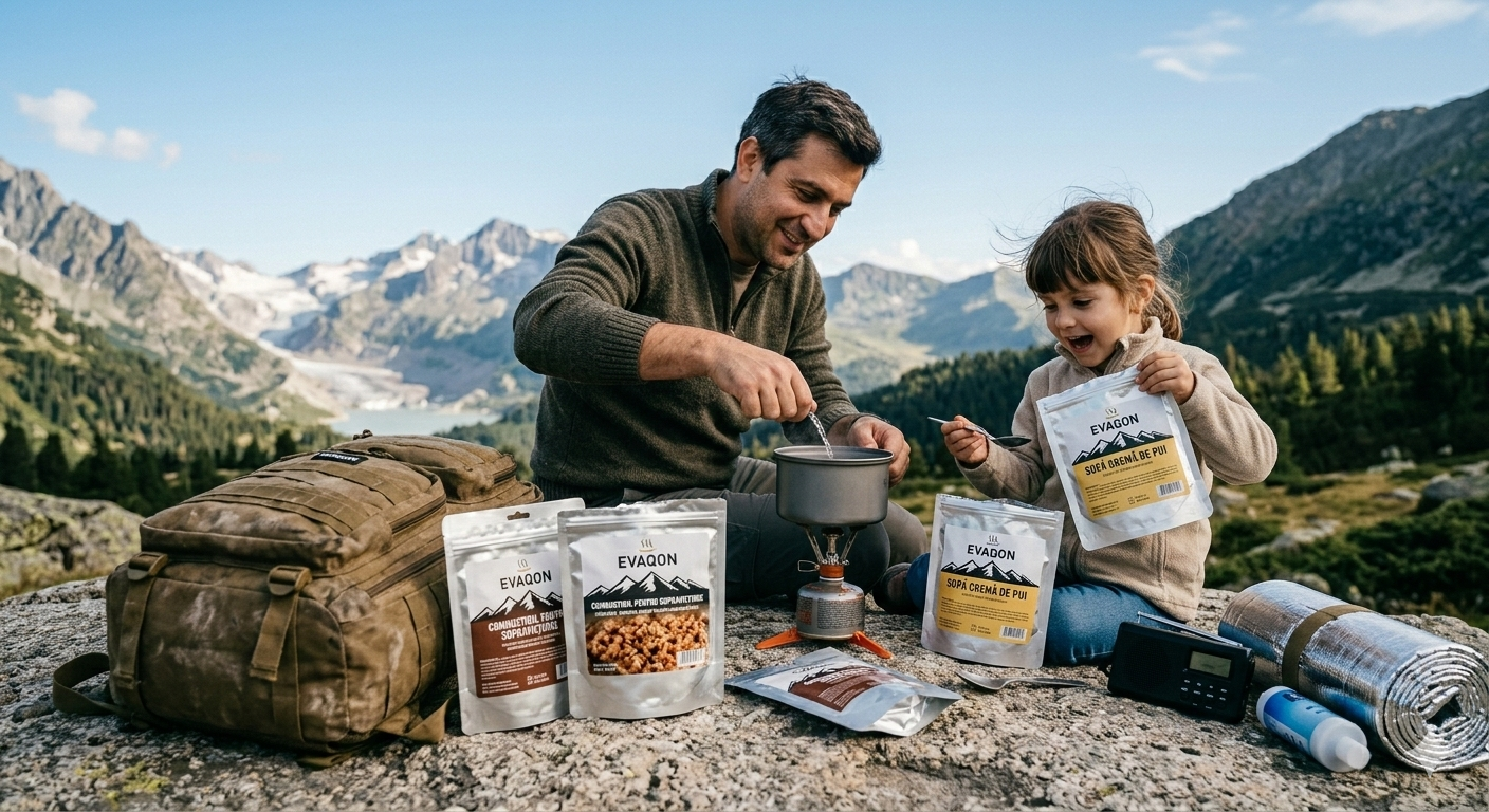 Combustibilul tău pentru supraviețuire sau drumeții montane