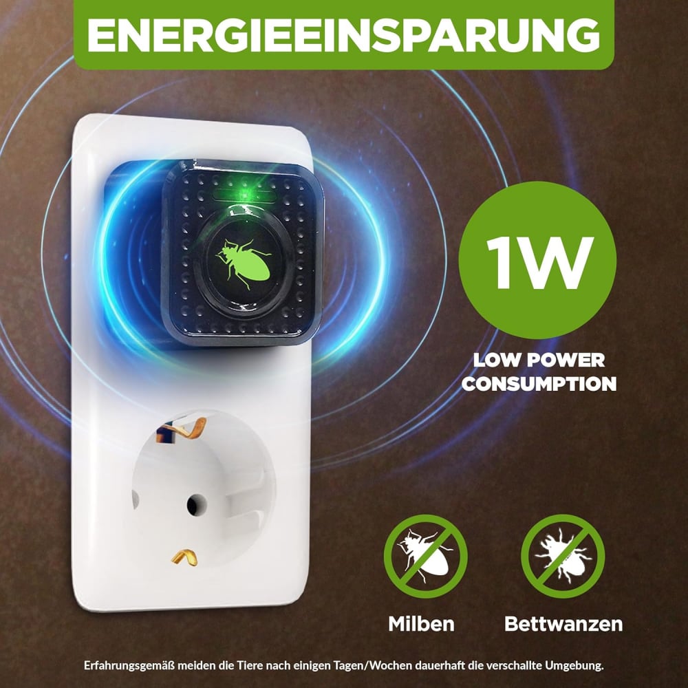 Aparat Anti Ploșnițe și Acarieni – Isotronic Bedbug-Free Eye – Ultrasunete, 30 m² [4]