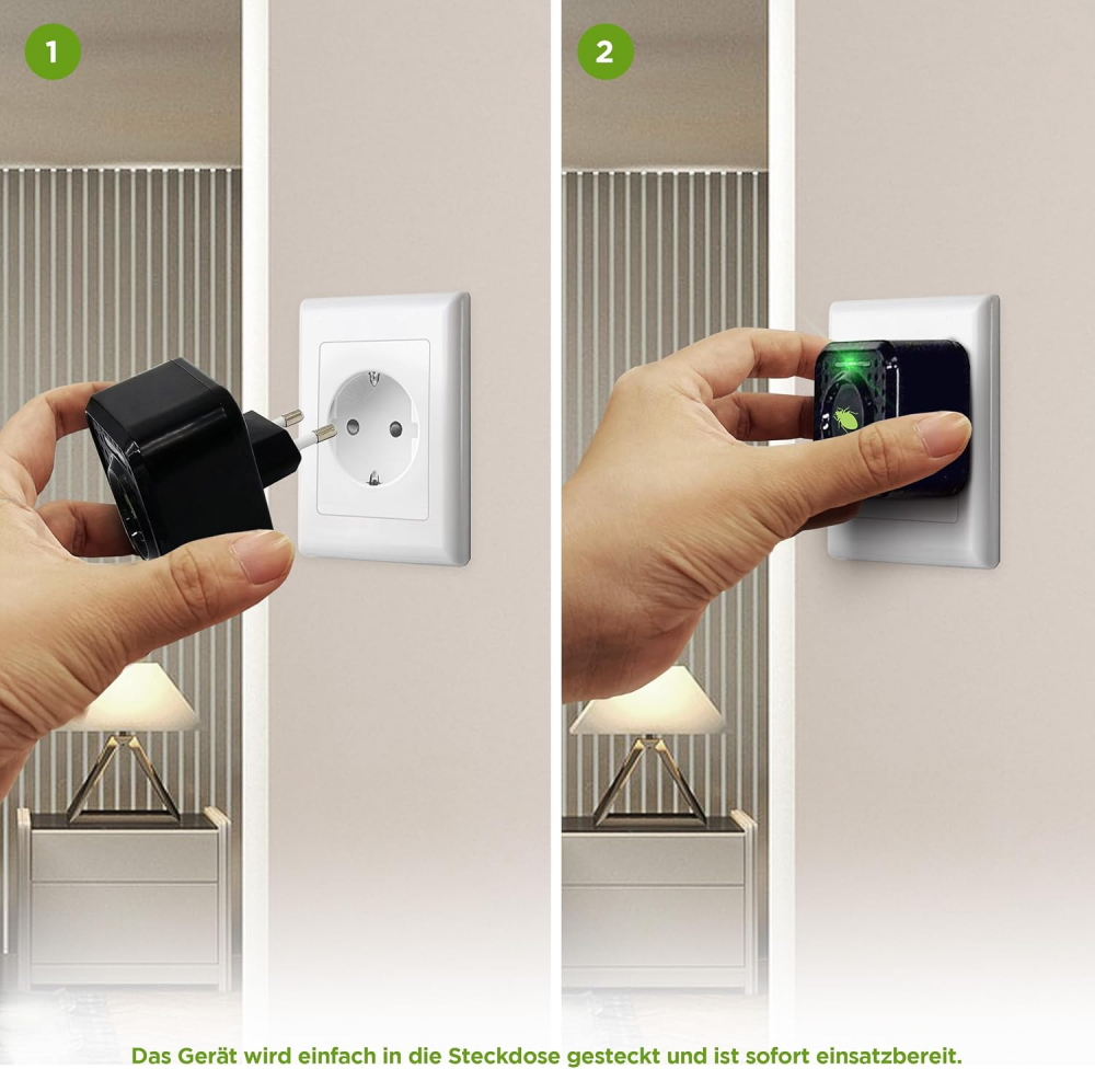 Aparat Anti Ploșnițe și Acarieni – Isotronic Bedbug-Free Eye – Ultrasunete, 30 m² [3]