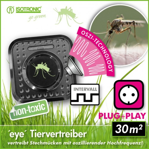 Aparat Anti Țânțari "Eye" – Ultrasunete, Acoperire 30m², Ecologic [3]