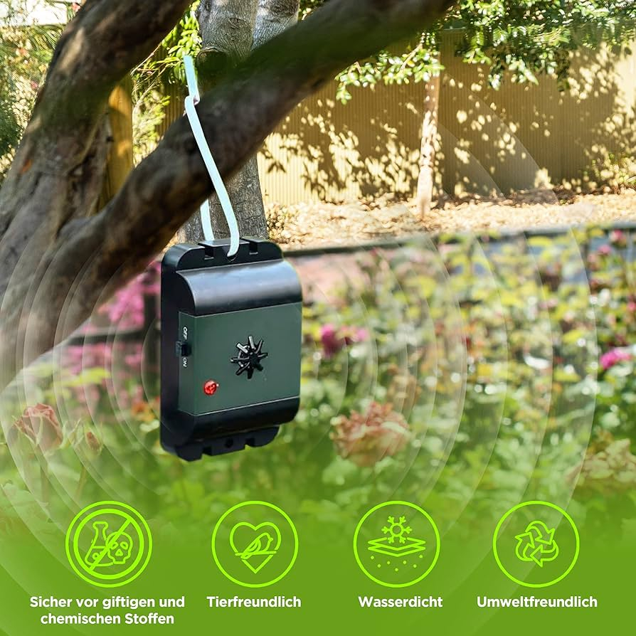 Aparat cu Ultrasunete Anti Păsări Portabil – Isotronic Birds Repeller, 40mp, Baterii [2]