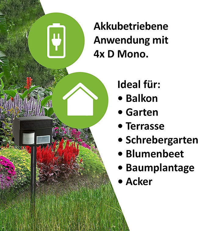 Aparat cu Ultrasunete și Senzor PIR – Isotronic 60035 – Anti Câini, Pisici, Iepuri, Mistret, 100 m² [4]