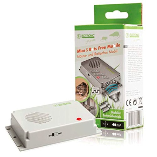 Aparat Ultrasunete Anti Jder, Dihor – Isotronic Marderfrei Mobil, Acoperire 40mp, Baterii [1]